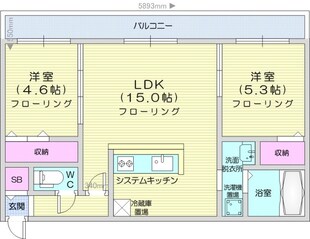 クレステージヒルズの物件間取画像